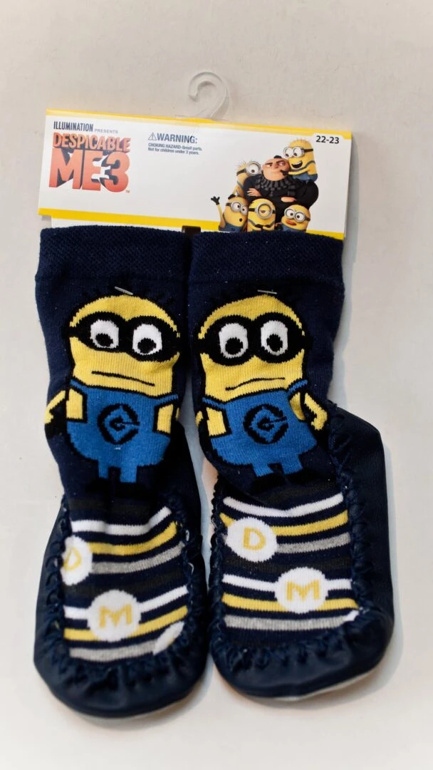 Mocasini minions pentru copii marimea 18-25